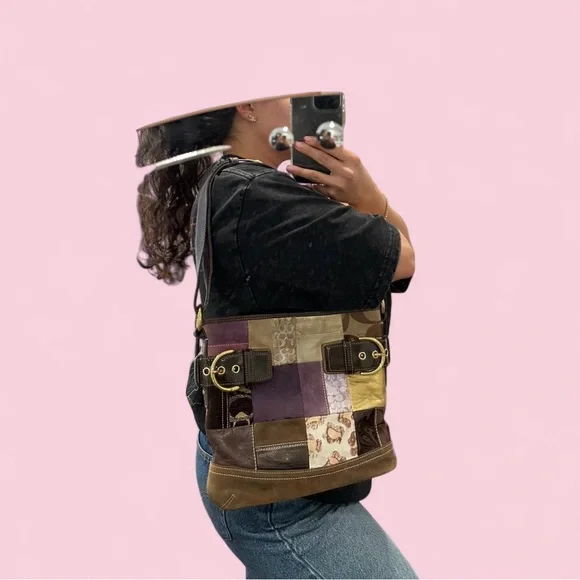 Coach | Bags | Coach Vintage Patchwork Shoulder Bag 205 | Poshmark
